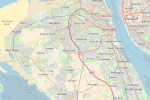 Map of Wirral